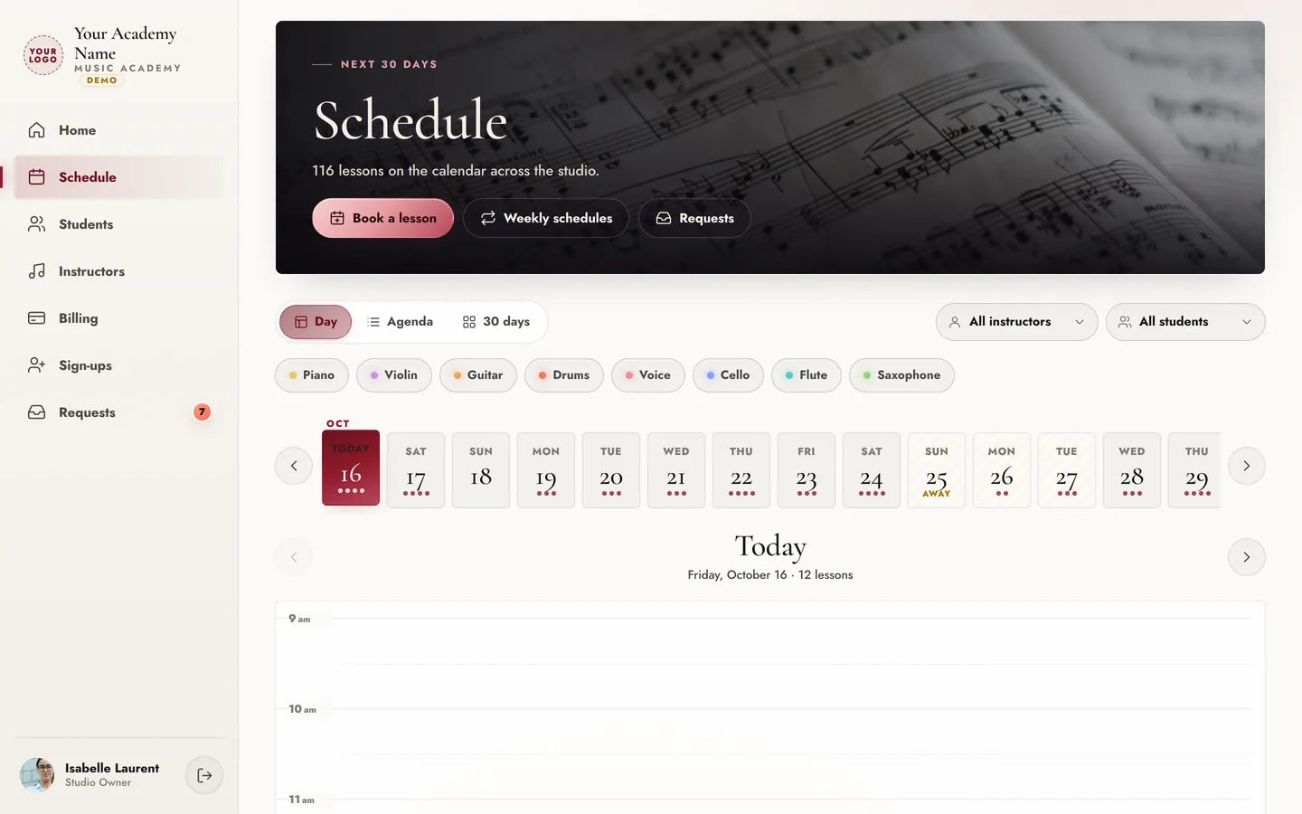 Sidebar layout